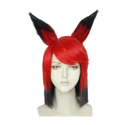 Ny Hazbin Cosplay Hotel ALASTOR Cosplay Peruker Hår Rekvisita Halloween Karneval> Peruker
