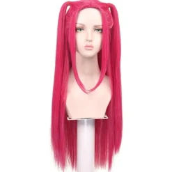 Ny K-POP Demon Hunters Cosplay Kostym Rumi Mira Zoey Anime Klänning Outfit&Rumi Svart Kostym&130 130><noscript><img width=