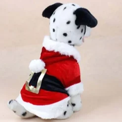 Ny tomteklädsel för hund, S, julhusdjurskläder vinterhuvad kappa hundkläder husdjurskläder chihuahua Yorkshire pudel> Dräkter