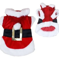 Ny tomteklädsel för hund, S, julhusdjurskläder vinterhuvad kappa hundkläder husdjurskläder chihuahua Yorkshire pudel><noscript><img width=