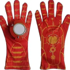 Nya Iron Man Mask Handske Kapp Sköld Set med ljus för fest _y handskar 2 set> Tillbehör