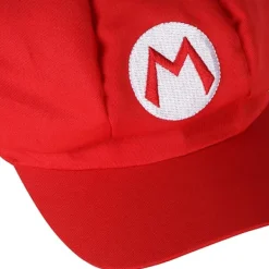 HNGM Nya Set med 2 Super Mario-hattar - Mario och Luigi Kepsar Röda och Gröna Vi> Huvudbonader