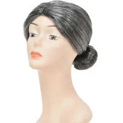 Nyhet Gammal Dam Kostym Set Grå Mormor Peruk Cosplay Set Scenshow Kostym[HK]><noscript><img width=