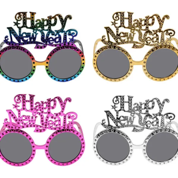 Nyårsglasögon 2023 Nyårsfest Glasögon Fotobås> Tillbehör