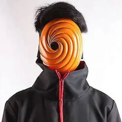 Obito Mask Obito Anime Cosplay Mask Latex Ninja Cosplay Mask Halloween Mask För Jul Cosplay - JA (FMY)><noscript><img width=