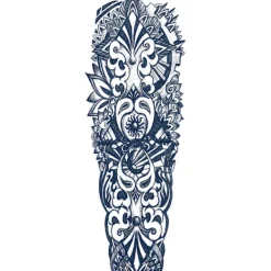 XiaoTeng OBS! SE STORLEK! Tillfällig Tatuering - 46 x 17 cm - skiss> Smink