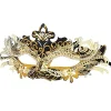 Ocean Venetiansk mask (svart guld), för maskerad och kostym, för> Masker