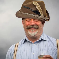 FJORD Oktoberfest Hatt Widget Öl Trilby Härlig Homburg Hattar Huvudbonader Party Foto Rekvisita Gåvor Oktoberfest><noscript><img width=