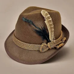 FJORD Oktoberfest Hatt Widget Öl Trilby Härlig Homburg Hattar Huvudbonader Party Foto Rekvisita Gåvor Oktoberfest><noscript><img width=