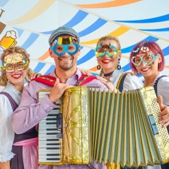 Oktoberfest Partyglasögon, 8 st Oktoberfest Partyglasögon, Fu><noscript><img width=