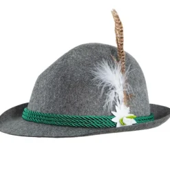 tectake Oktoberfesthatt bayersk hatt med edelweiss> Huvudbonader