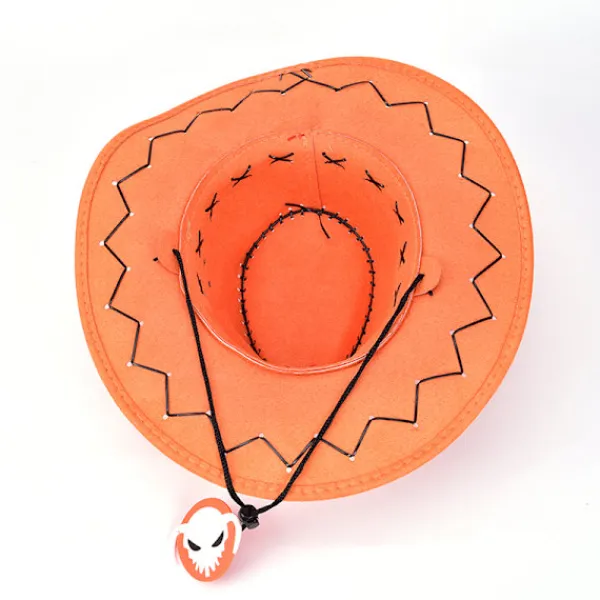 One Piece Ace Cowboy Hat Cosplay Hattar Pirates Cap> Huvudbonader