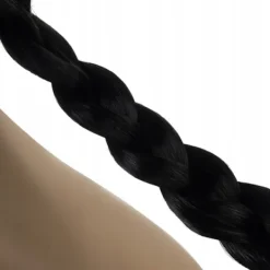 Onsdag Peruk med Flätor - Addams><noscript><img width=