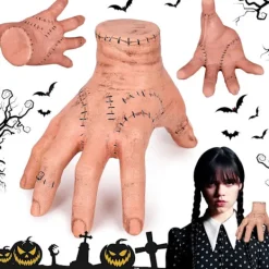 ATELA Onsdag Thing Hand, Onsdag Familjen Addams Hand, Add-AMS Family Main Realistiska Onsdag Addams-tillbehör för cosplay-dekorationer> Tillbehör