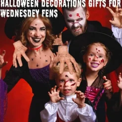 ATELA Onsdag Thing Hand, Onsdag Familjen Addams Hand, Add-AMS Family Main Realistiska Onsdag Addams-tillbehör för cosplay-dekorationer><noscript><img width=