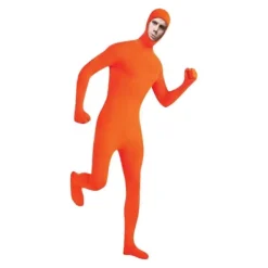 Osynlig Morph Zentai Kostym Herr Dam Spandex Öppen Ansikte Kostym Cosplay Orange> Dräkter