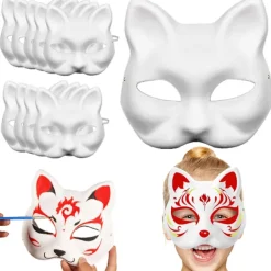 10-Pack - DIY Kattmask / Therian Mask> Masker