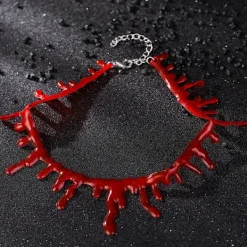 3-pack bloddrypande Halloween-fest choker-halsband vampyr Co> Tillbehör