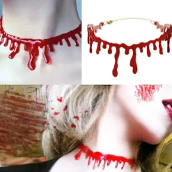 3-pack bloddrypande Halloween-fest choker-halsband vampyr Co><noscript><img width=