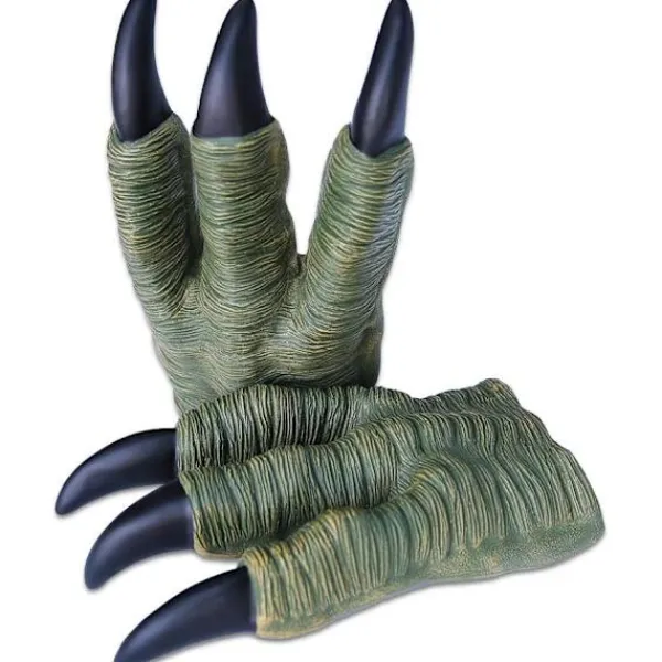 2-pack Dinosaurie Klor Leksaker Överstora Dino Velociraptor Gummi, ZQKLA> Tillbehör