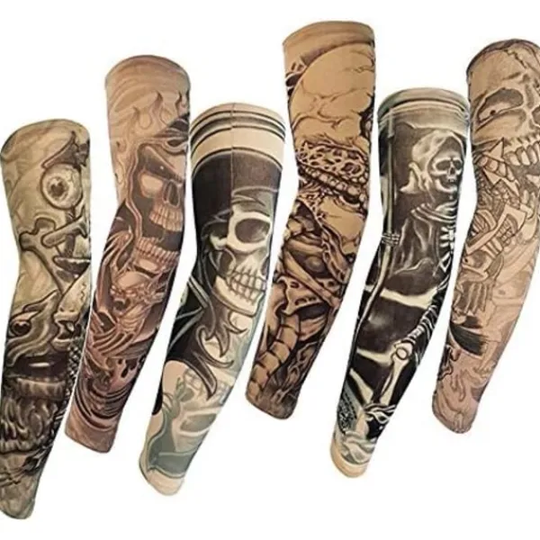 8-pack Fake Temporära Tatueringar Nylon Arm Ärm Tatuering> Smink