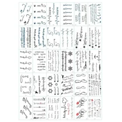 Megabilligt 30-pack Faketatueringar Temporära Tatueringar Fejk Fake Tattoo> Smink