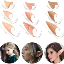 9-pack Halloween - Alvöron / Alvöron / Falska öron / Falska öron> Tillbehör