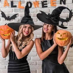 4-pack Halloween Häxhatt Stor Trollkarlshatt för Halloweenfest Dekor Cosplay Kostymtillbehör><noscript><img width=