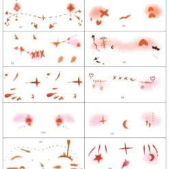 10-pack Halloween Temporära Tatueringar | Söta Spök- & Pumpa-designer för Barnkul*6*14*E (10 foton) E (10 foton)_max E (10 foton)[GKS] 6*14 | Fyndiq> Smink