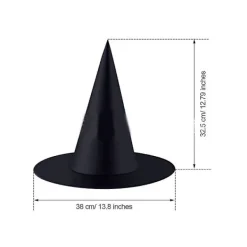 10-pack Häxhattar Halloween Svart Häxa Hängande Hatt Svart Hatt Häxhatt Halloween Julparty[ca]-FA-><noscript><img width=