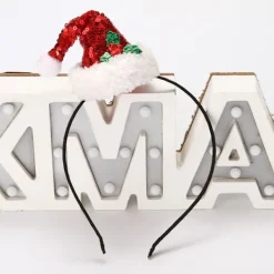 4-pack Julhatt med paljetter, Santa-hatt, diadem><noscript><img width=