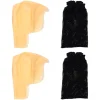 4-pack Makeup Latex Bald Caps Mesh Hair Net Wig Caps för Cosplay Performance (18X17X0.1CM, som visas på bilden)> Peruker