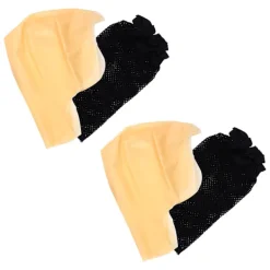 4-pack Makeup Latex Bald Caps Mesh Hair Net Wig Caps för Cosplay Performance (18X17X0.1CM, som visas på bilden)> Peruker
