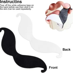 48-pack självhäftande lösmustascher för fester><noscript><img width=