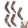 5-pack Tattoo Sleeves Fake Temporära Tatueringar Arm Sleeves Arm Sun Protection Covers Kompatibel Karneval Maskerad_Särskilda gåvor> Smink