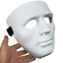 3-pack Vit Mask – Dekorera – Färglägg – Halloween Fest Maskerad> Masker