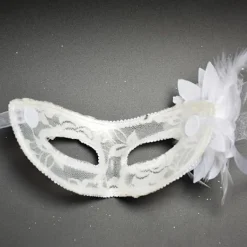 Party Mask Halloween Mask SVART><noscript><img width=