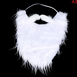 Party rekvisita Jultomte vit skägg Set Jul A3 en storlek> Tillbehör