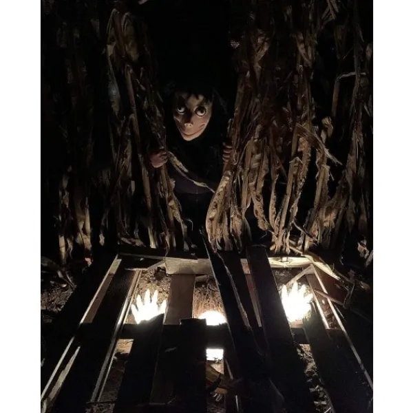 del PartyHop MOMO Mask Halloween Party Skrämmande Skräck Latex Helmask> Masker