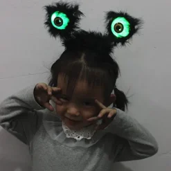 2PCS Halloween LED lysande ögonboll pannband skräck ögonboll><noscript><img width=