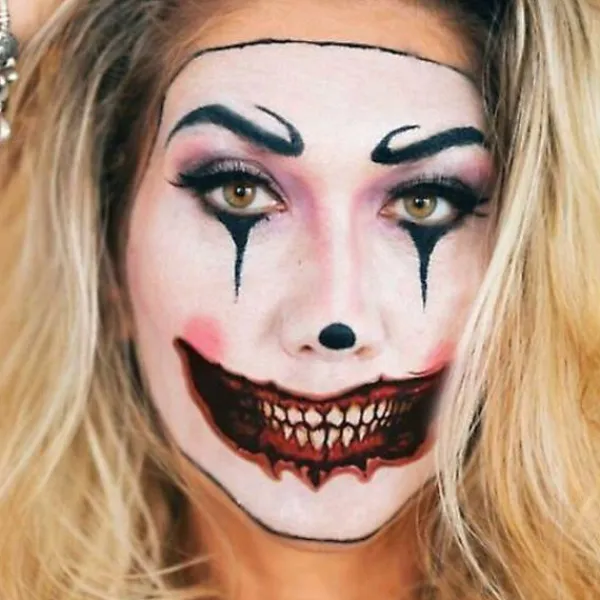 1/12pcs Halloween Prank Makeup Temporary Tattoo Tattoo stickers 05> Smink