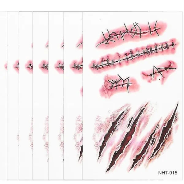 30pcs Horror Halloween Sticker Lifelike Halloween Decorative Stickers For Party> Smink