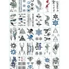 30pcs Small Fresh Tattoo Stickers Tattoo Flowers Waterproof Durable Stickers> Smink