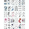 30pcs Small Fresh Tattoo Stickers Tattoo Flowers Waterproof Durable Stickers> Smink