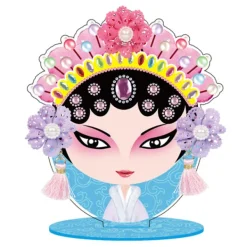 unbranded Peking Opera Style Klassisk Drama Ansiktssminkning Spegel Kit DIY kosmetiska speglar D><noscript><img width=