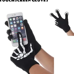 Pekskärmsvantar med Värme för Halloween Cosplayfest och Dagligt Bruk - 2 Par><noscript><img width=