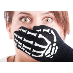 Pekskärmsvantar med Värme för Halloween Cosplayfest och Dagligt Bruk - 2 Par><noscript><img width=