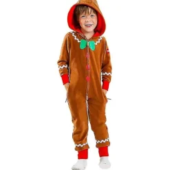 Pepparkaksgubbe Jumpsuit Pyjamas för Män - Familjmatchande Pyjamas[JSR] Kid> Dräkter