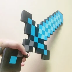 Perfekt Minecraft diamant svärd animation rekvisita svärd leksaksmodell 1 st - Perfekt gul><noscript><img width=