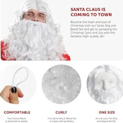 Peruk & Skägg Maskerad Tillbehör Grå Middle Earth Film Mytisk Varelse Peruk - Grått Skägg och Peruk> Tillbehör